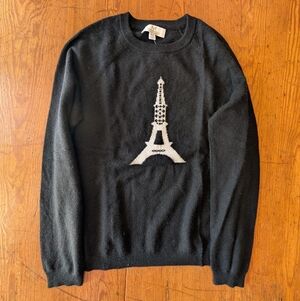 M Magaschoni Cashmere Eiffel Tower Sweater